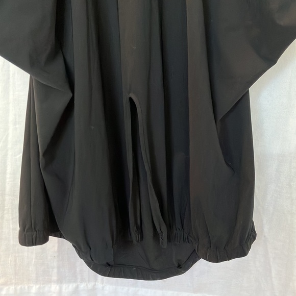 Marithe + Francois Girbaud black edgy parachute sleeveless dress pockets size 6 - Picture 5 of 12